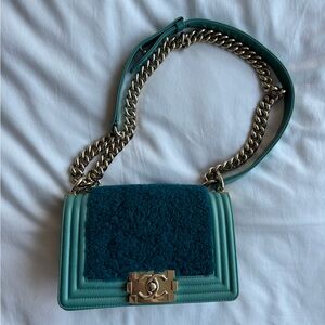Chanel Shearling Mini Boy Bag